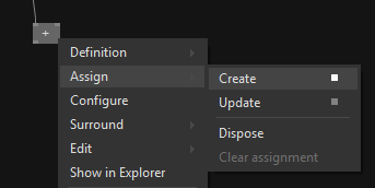 Assignment Menu